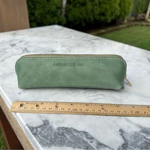 Portland Leather Goods Unicorn Sidekick Pouch - Cucumber 🦄